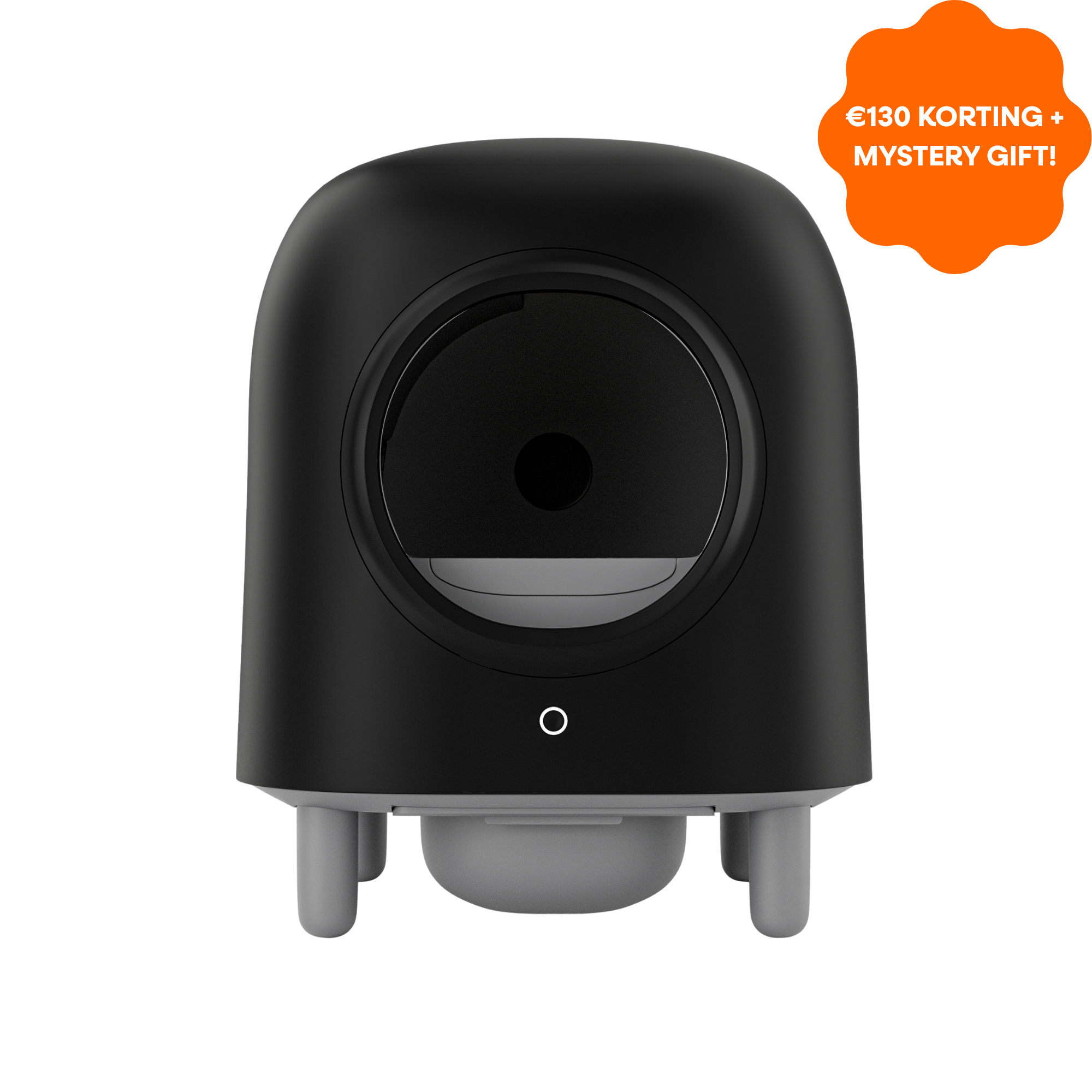 Petree Cube - Zelfreinigende kattenbak - Black Edition