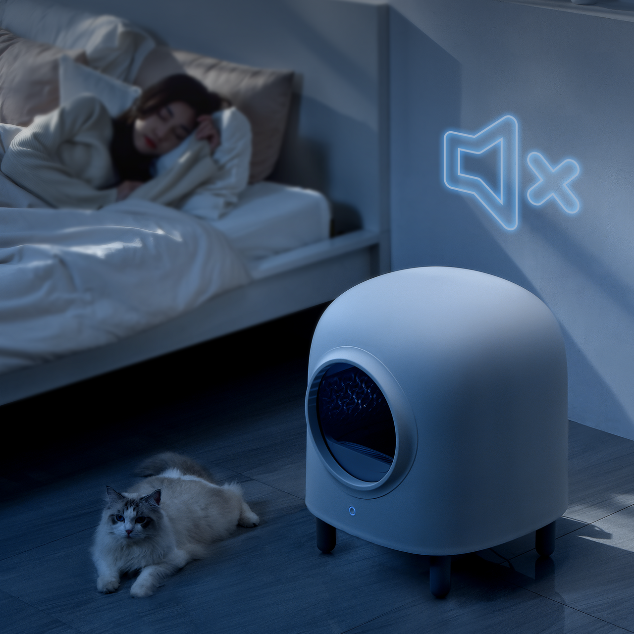 Petree Cube - Self-Cleaning Litter Box