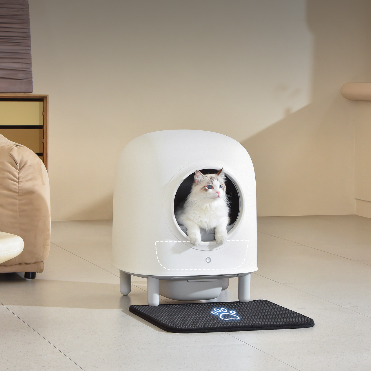 Petree Cube - Self-Cleaning Litter Box