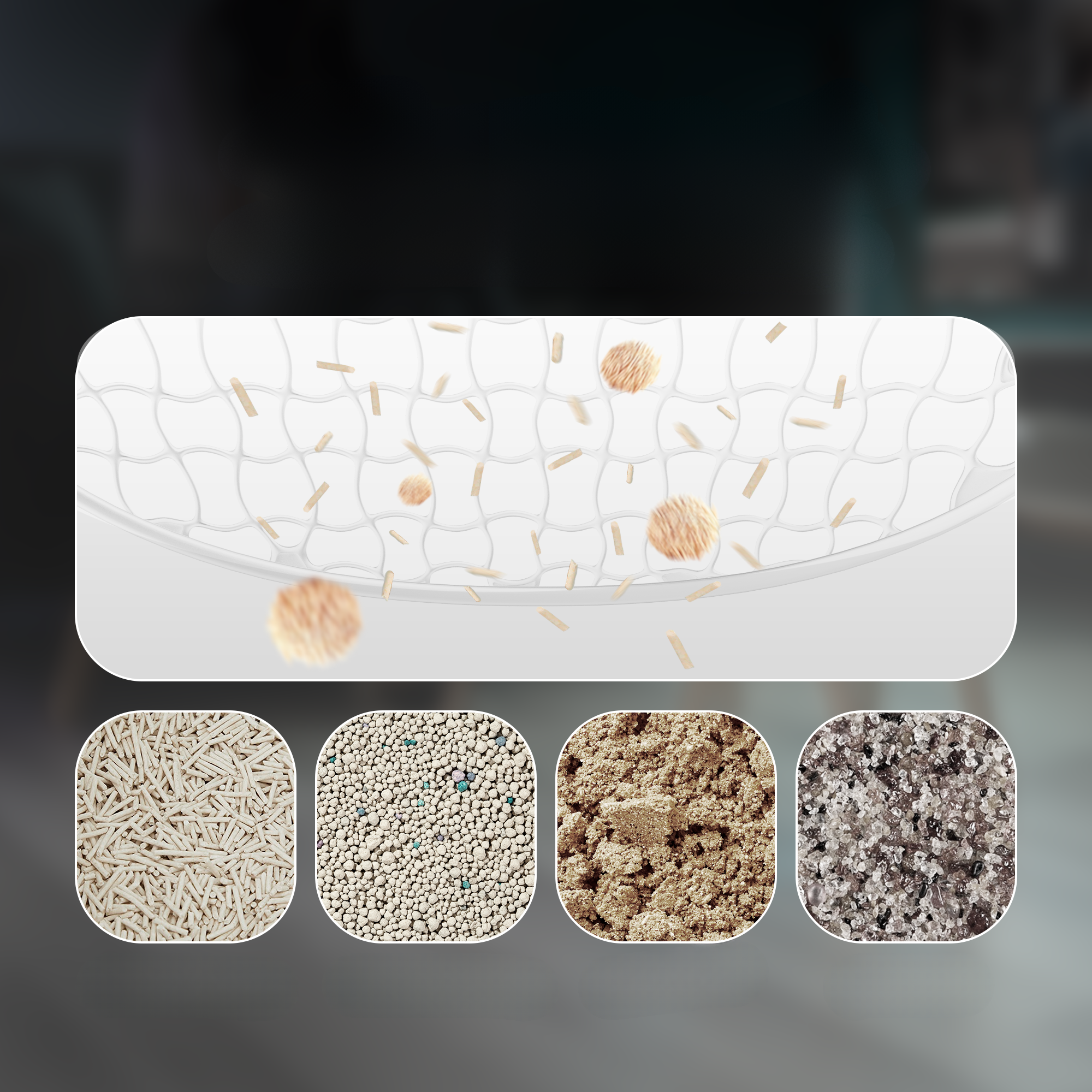 VORBESTELLUNG – Petree Cube – Selbstreinigende Katzentoilette – Black Edition