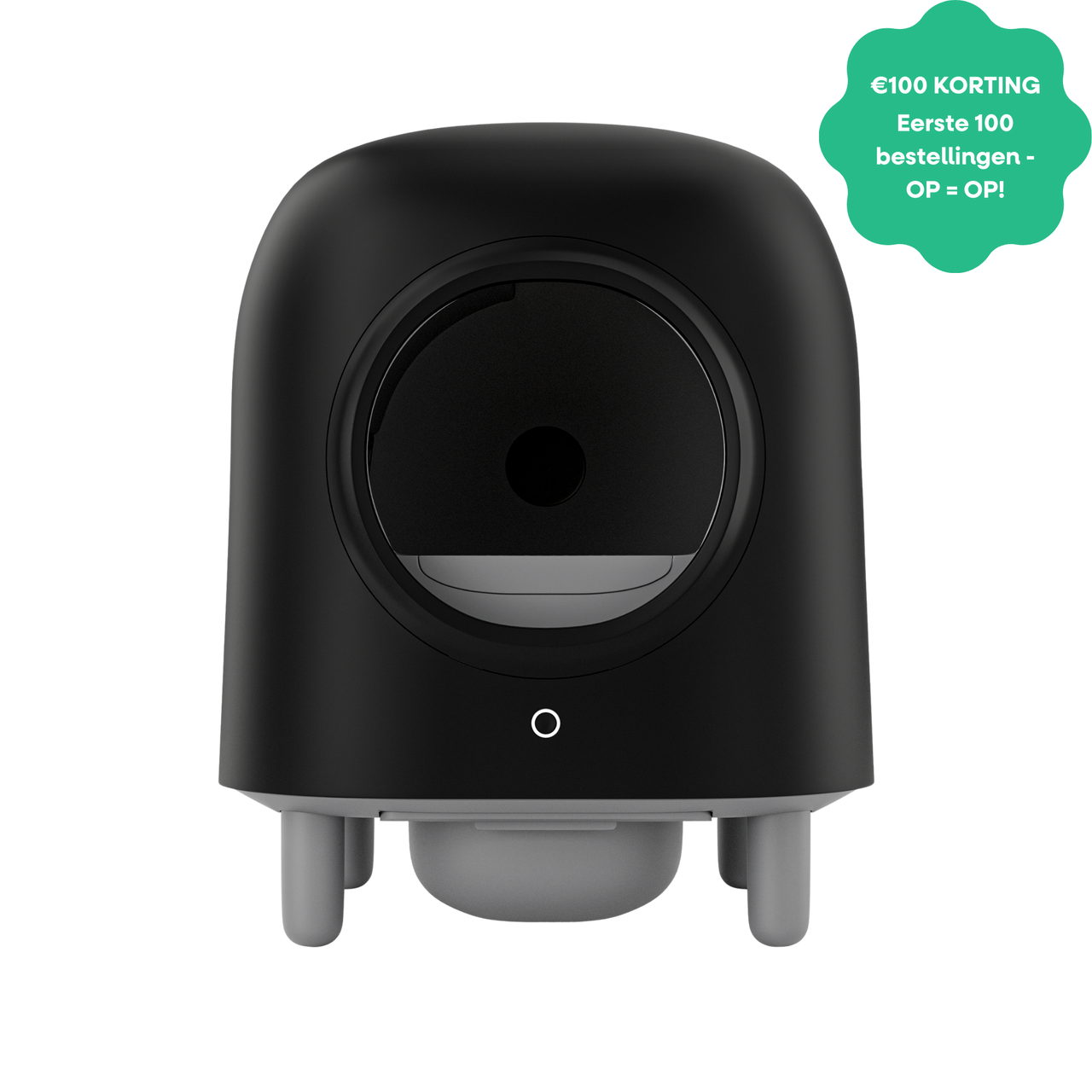 Petree Cube - Self-Cleaning Litter Box - Black Edition