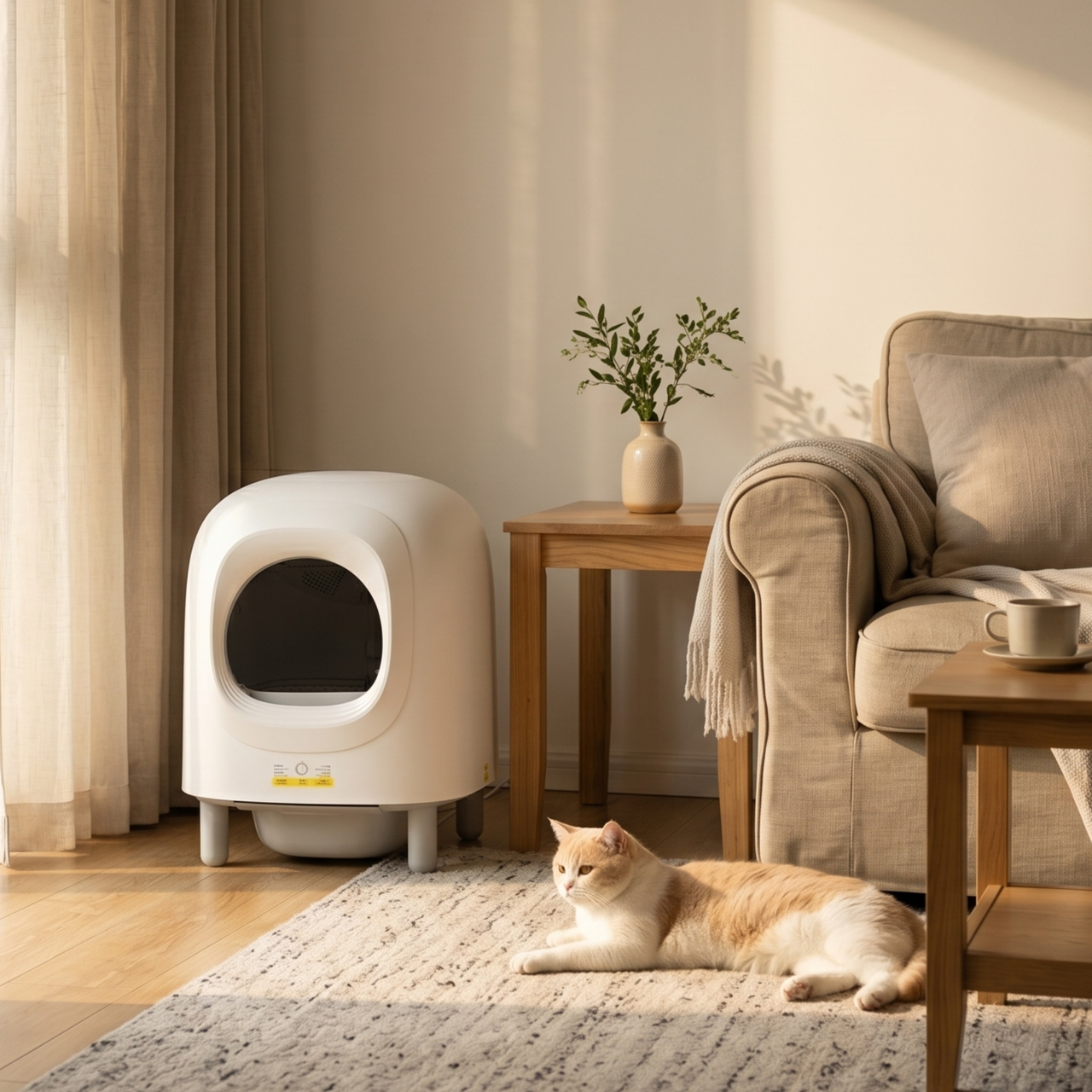 Petree Cube v2 - Zelfreinigende kattenbak